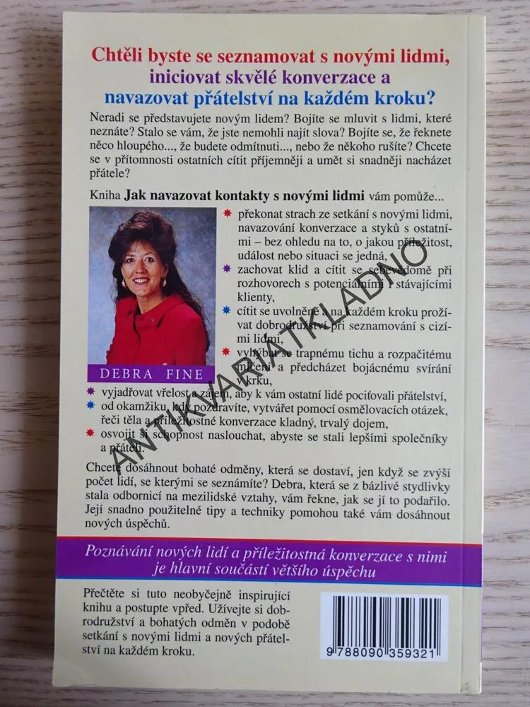 JAK NAVAZOVAT KONTAKTY S NOVÝMI LIDMI, DEBRA FINE, **an