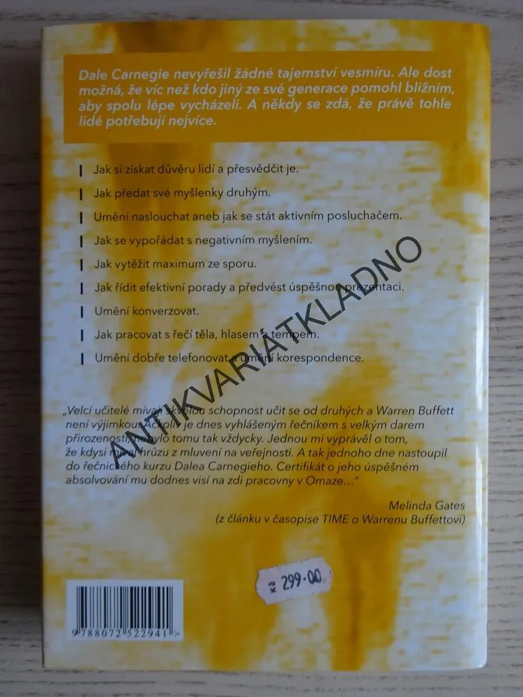 JAK SPRÁVNĚ MYSLET, JEDNAT A MLUVIT, DALE CARNEGIE, **an