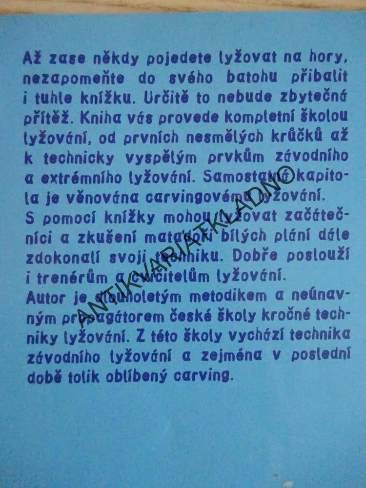 LYŽOVÁNÍ, MILOŠ PŘÍBRAMSKÝ, **an