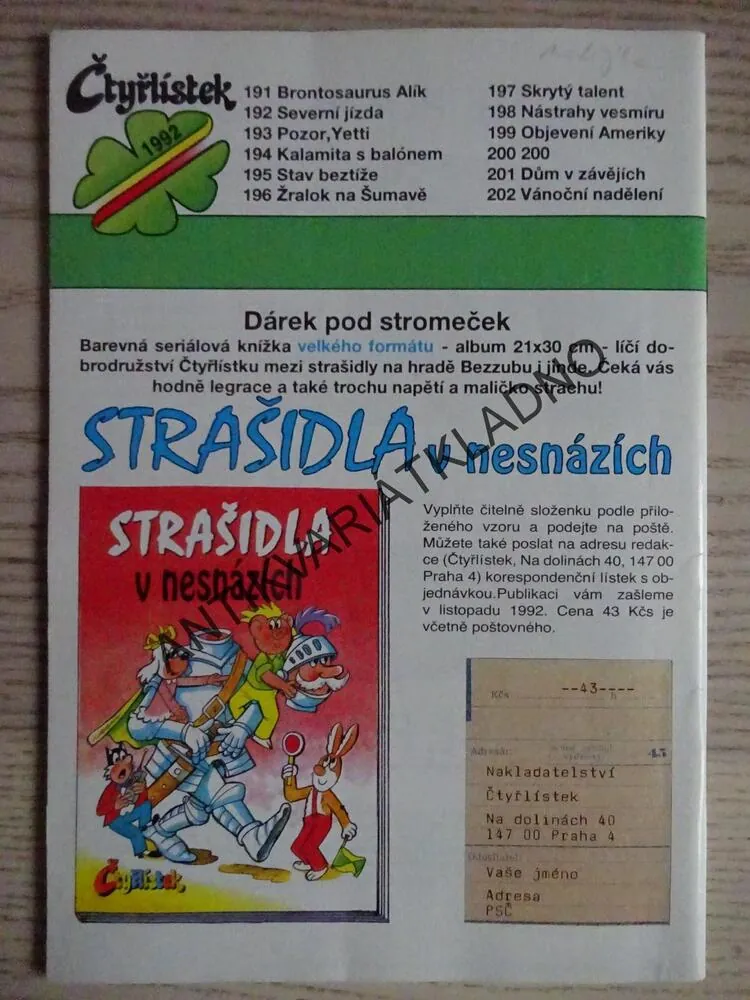 ČTYŘLÍSTEK 199 - OBJEVENÍ AMERIKY