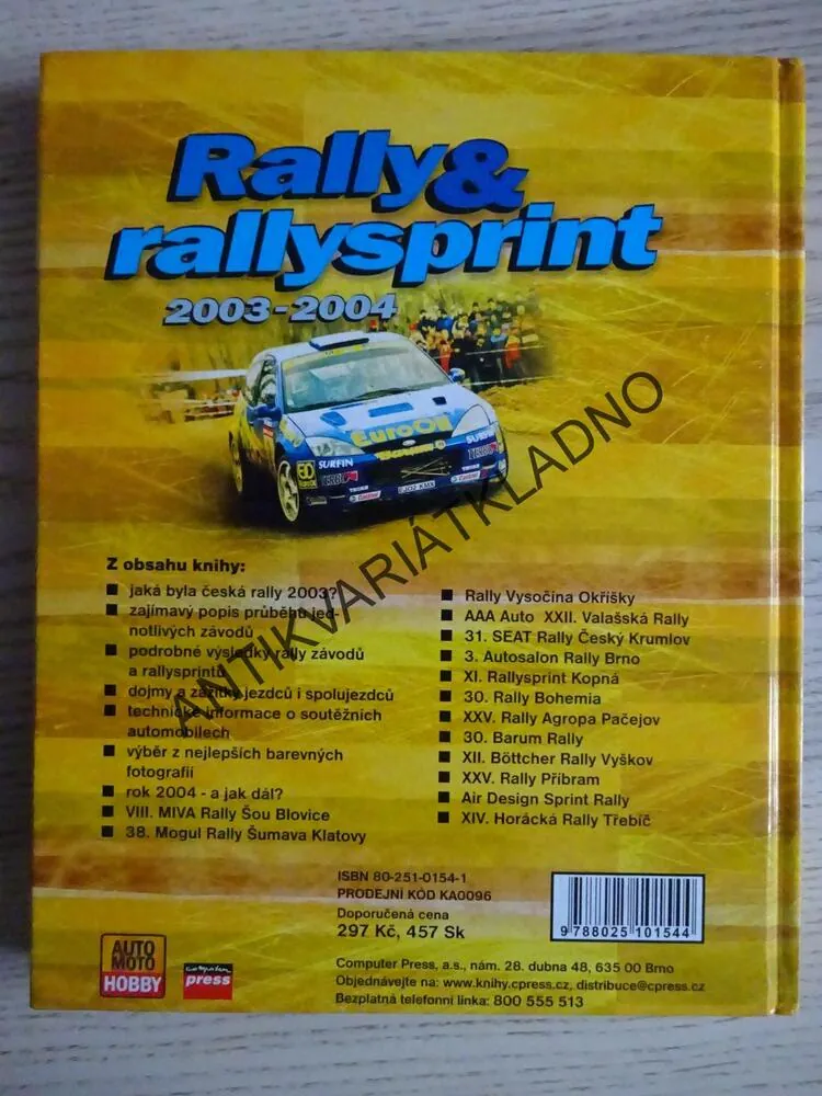 RALLY A RALLYSPRINT, 2003-2004, VLADIMÍR DOLEJŠ, **an