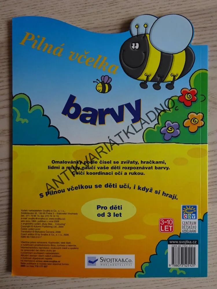 PILNÁ VČELKA, BARVY, **an
