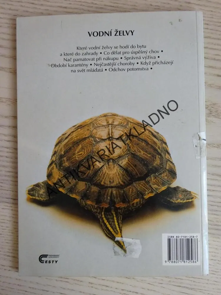 VODNÍ ŽELVY, ZVÍŘATA U NÁS DOMA, **an