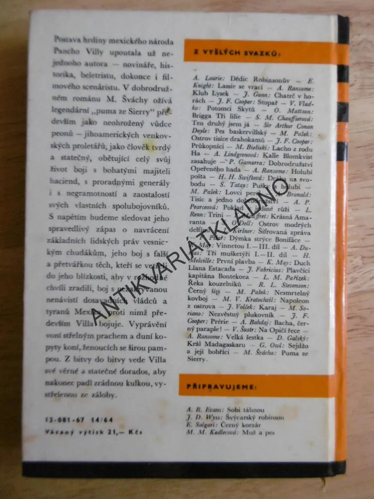 KOD 99 - PUMA ZE SIERRY, MILOŠ ŠVÁCHA,
