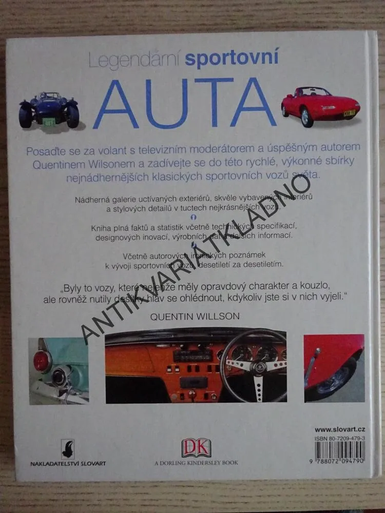 LEGENDÁRNÍ SPORTOVNÍ AUTA, QUENTIN WILLSON, **an