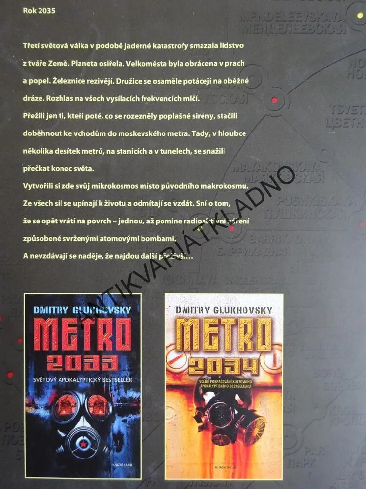 METRO 2035, DMITRY GLUKHOVSKY, APOKALYPTICKÝ BESTSELLER **an