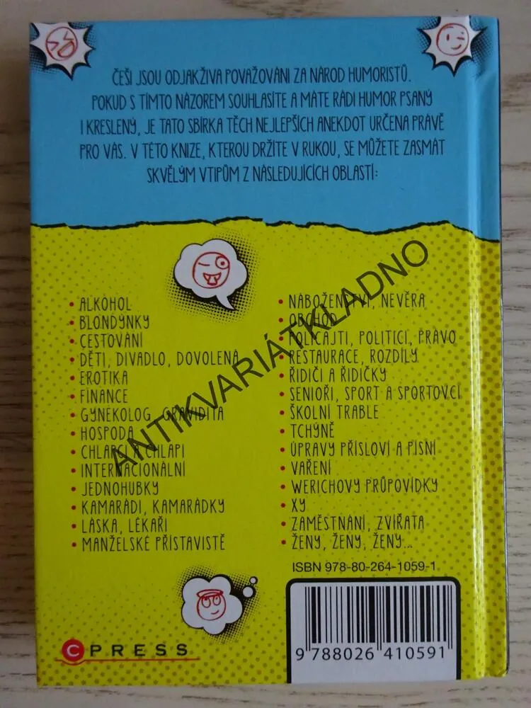 PIKANTNĚ NAUČNÝ VTIPNÍK, **an