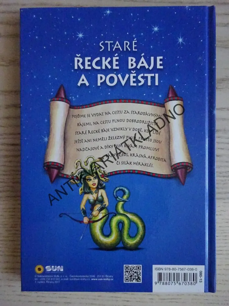 STARÉ ŘECKÉ BÁJE A POVĚSTI, **an