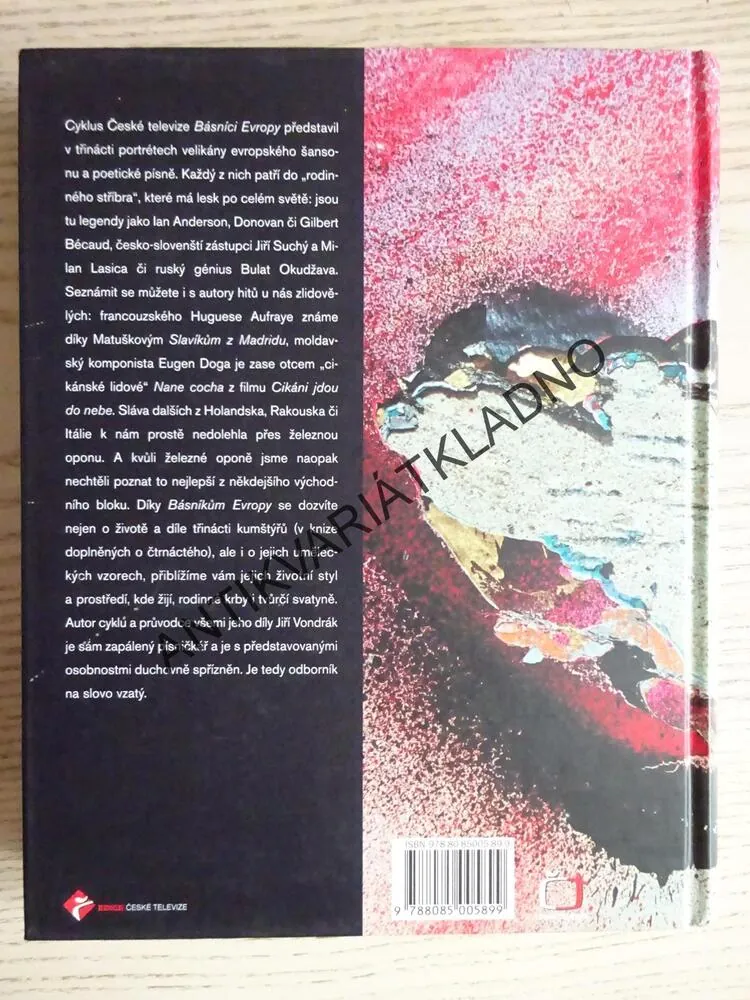 BÁSNÍCI EVROPY, JIŘÍ VONDRÁK, **an