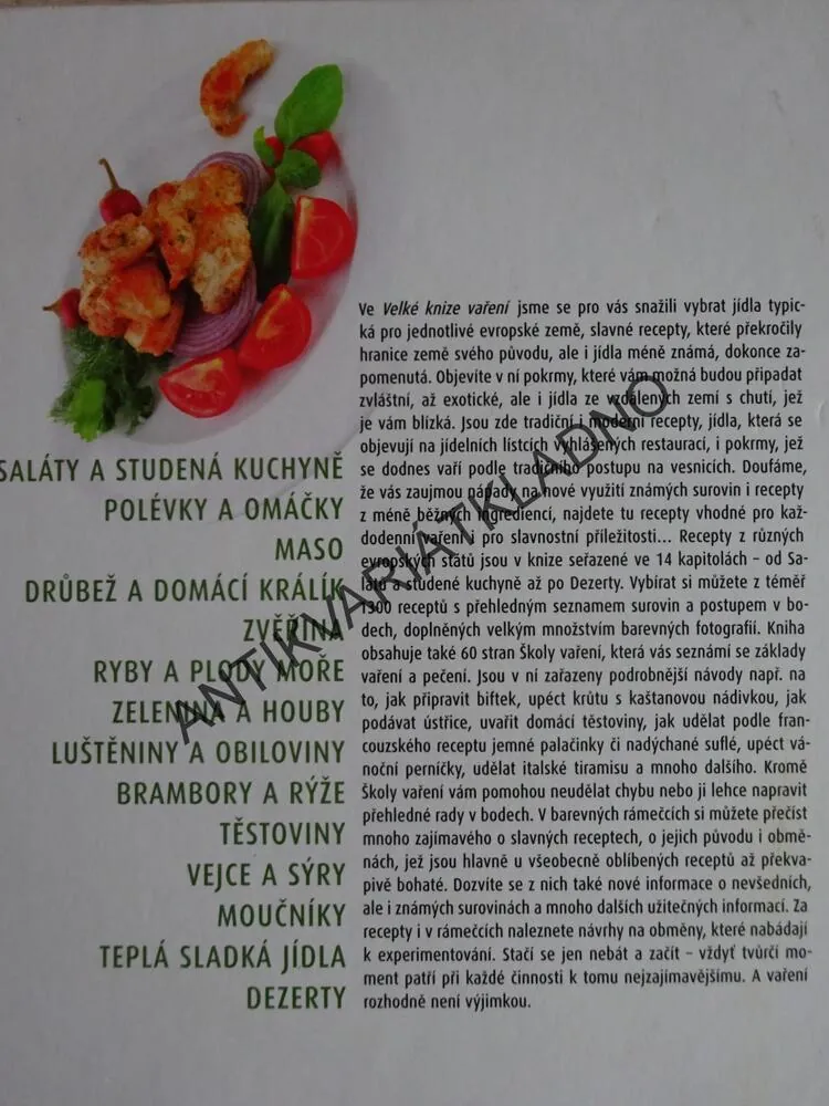 VELKÁ KNIHA VAŘENÍ, BERZSIOVÁ, EICHNER, NODL, ŠOUREK, **an