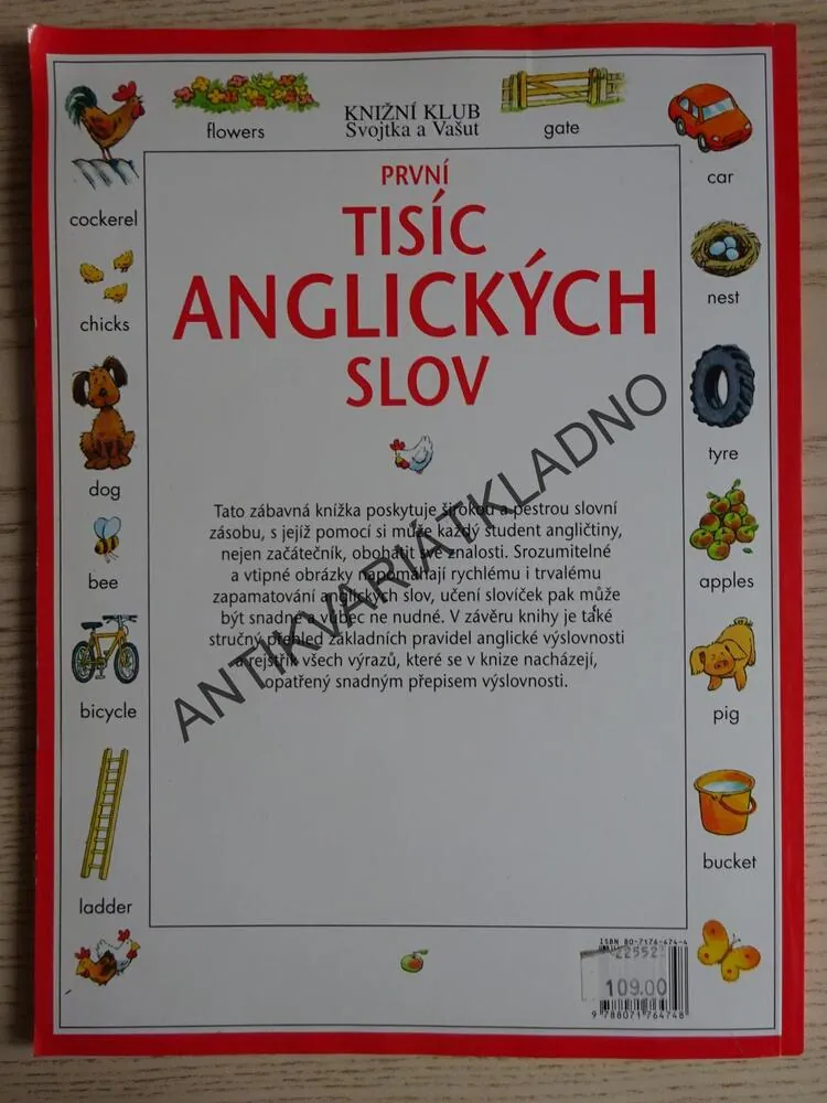 PRVNÍ TISÍC ANGLICKÝCH SLOV, **an