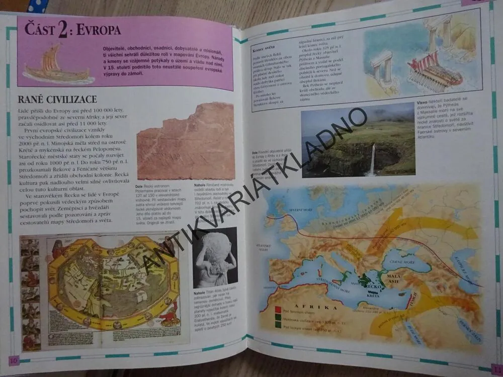 DĚTSKÝ ATLAS OBJEVITELSKÝCH CEST, ANTONY MASON, **an