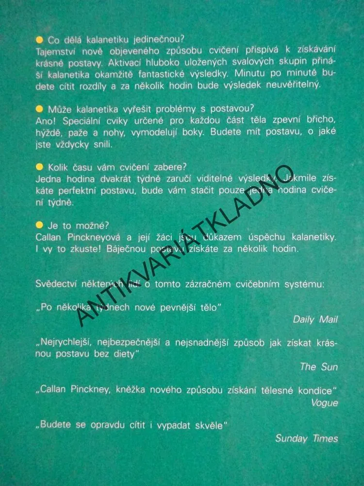SUPER KALANETIKA, CALLAN PINCKNEYOVÁ, **an