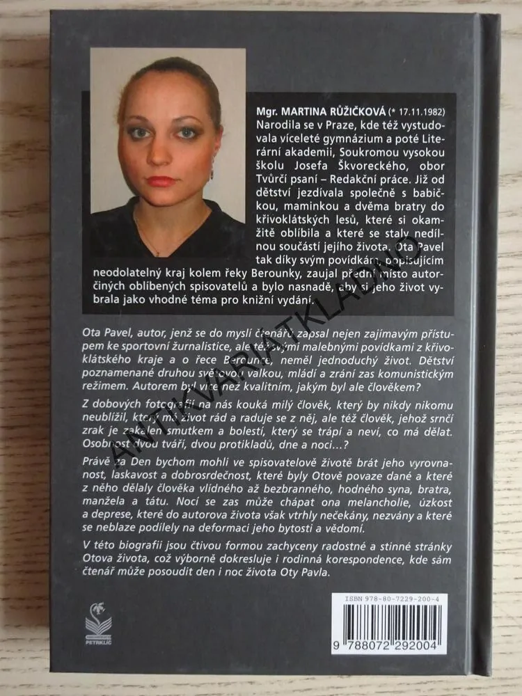 OTA PAVEL, OSOBNOST DVOU TVÁŘÍ, MARTINA RŮŽIČKOVÁ, **an