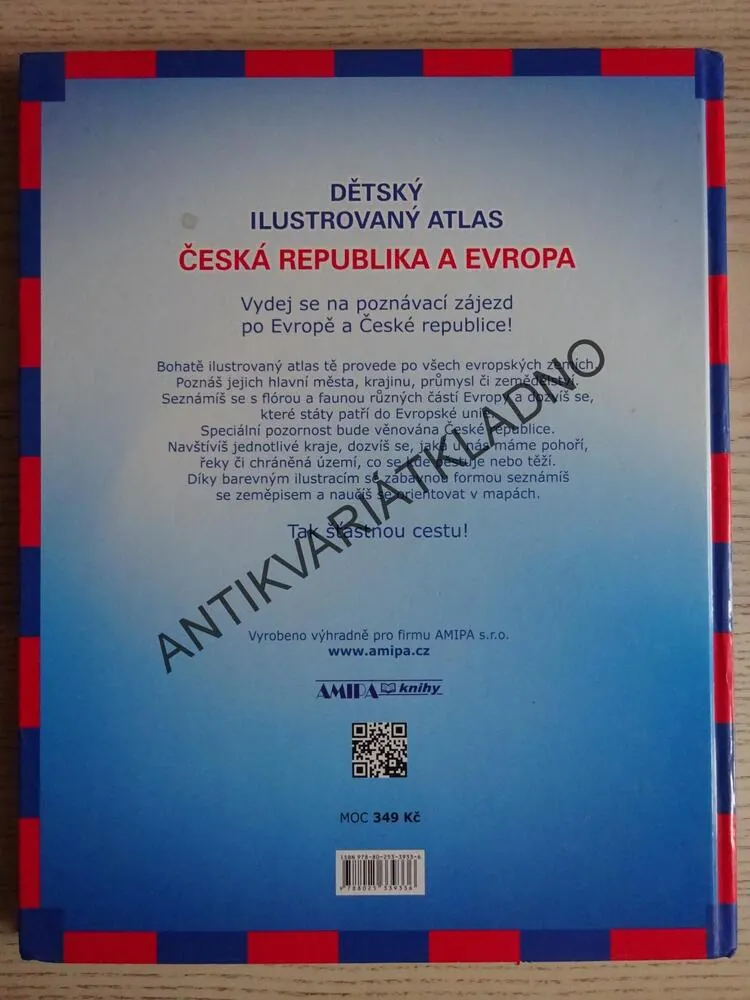 DĚTSKÝ ILUSTROVANÝ ATLAS ČESKÁ REPUBLIKA PRO MALÉ ŠKOLÁKY, FANTOVÁ, ŠPLÍCHAL, **an