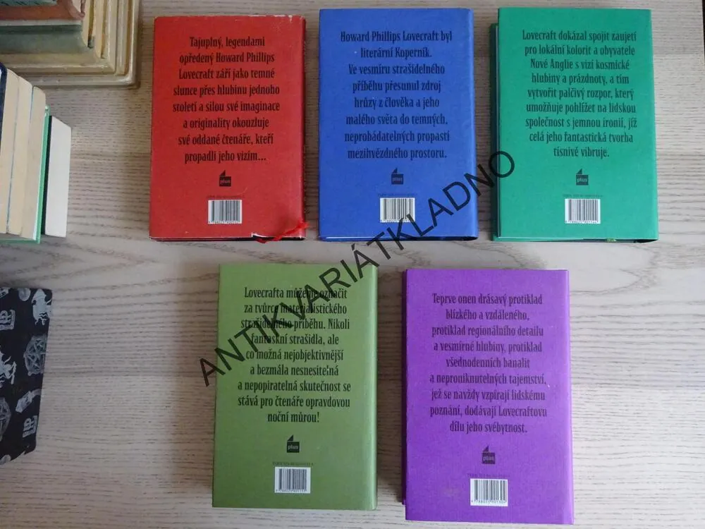 SPISY 1-4 (5 KNIH), H. P. LOVECRAFT, **an