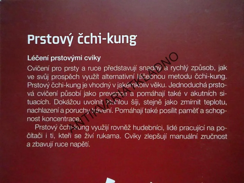 PRSTOVÝ ČCHI-KUNG, BERNADETT GERA, **an
