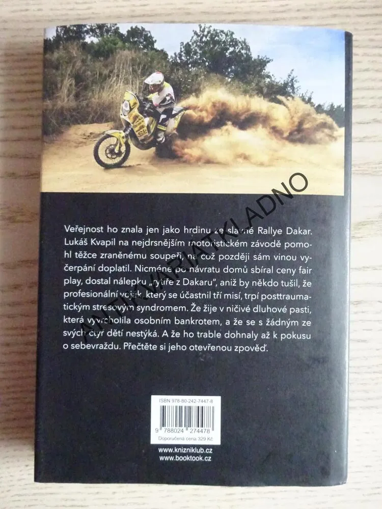 LUKÁŠ KVAPIL, SLZY RYTÍŘE Z DAKARU, **an
