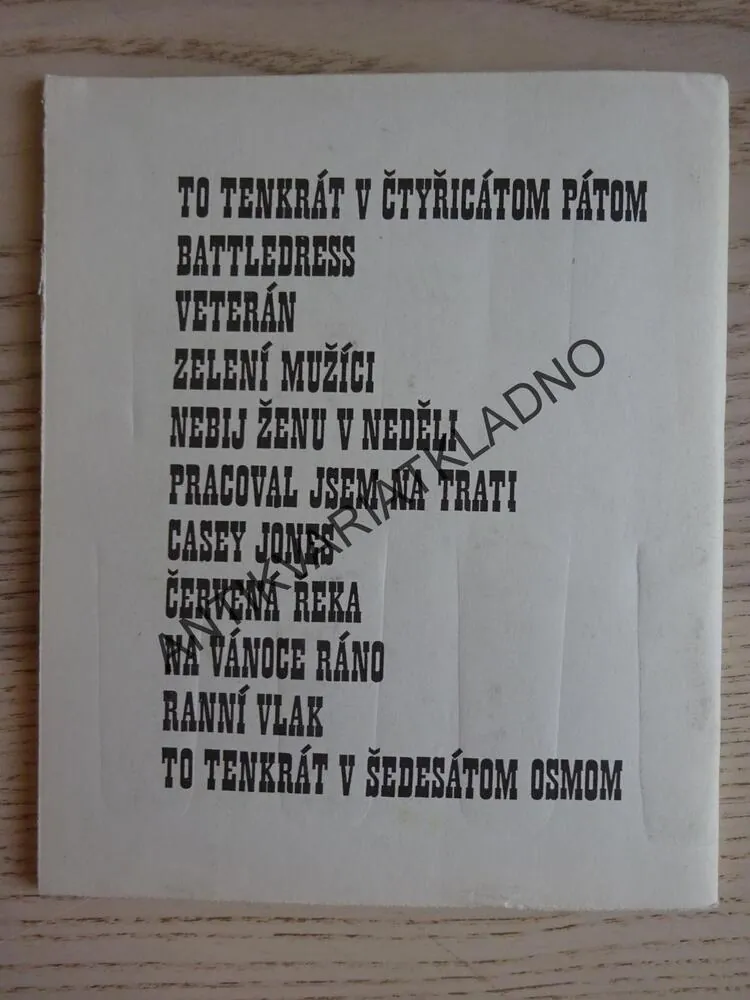 TO TENKRÁT V ČTYŘICÁTOM PÁTOM, HONZA VYČÍTAL
