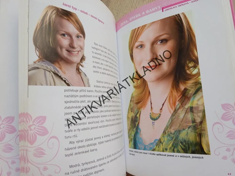 ŽENA, ŠPERK A BARVY, JAROSLAVA TRPKOVÁ, DÁŠA NOVÁ, **an