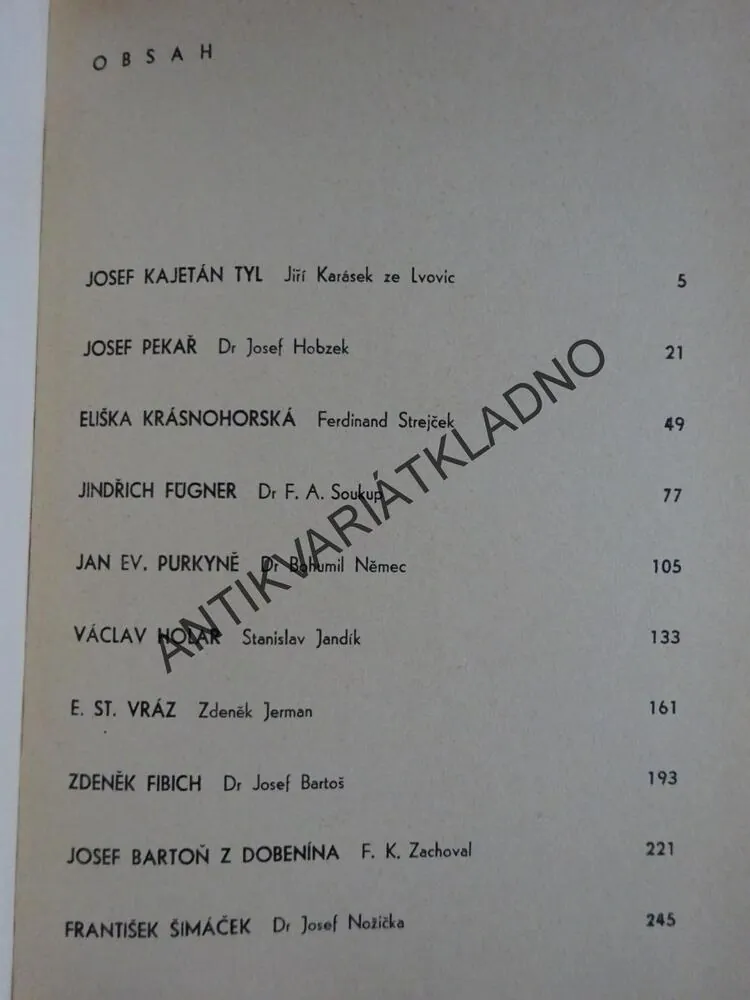 ČESKÉ POSTAVY 1-3, **an