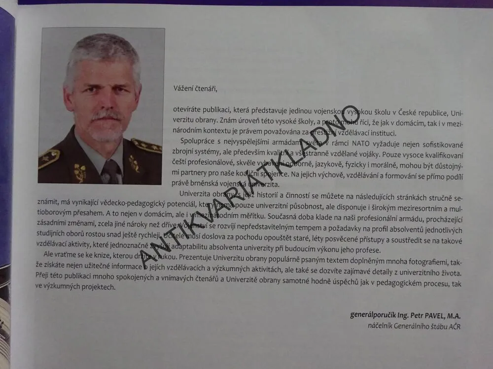 UNIVERZITA OBRANY, UNIVERSITY OF DEFENCE, **an