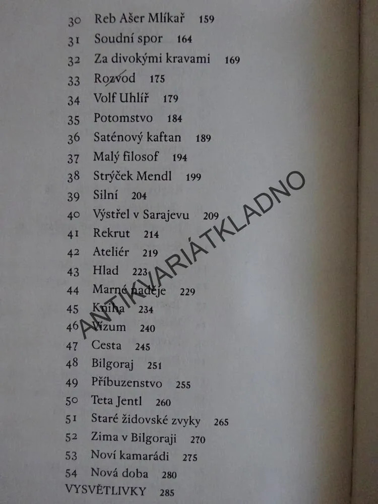 SVĚTNICE, KDE OTEC SOUDIL, ISAAC BASHEVIS SINGER, **an