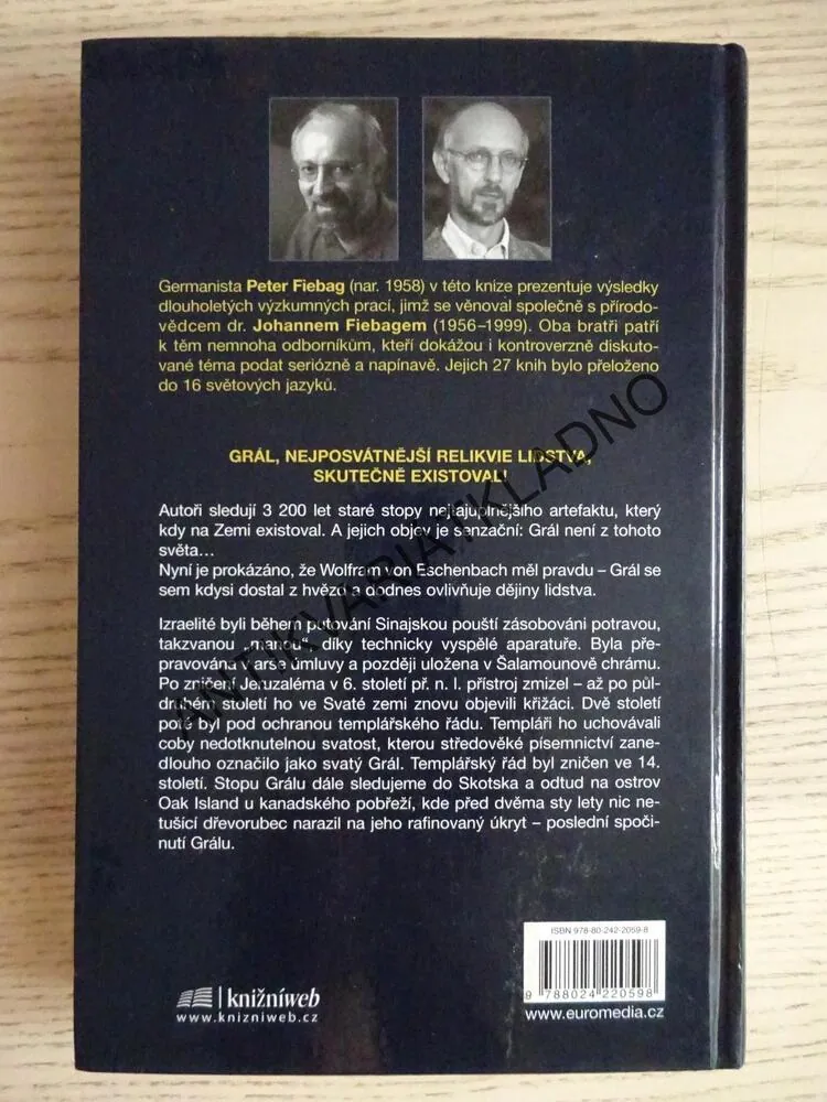 TAJEMSTVÍ GRÁLU, JOHANNES A PETER FIEBAG, **an