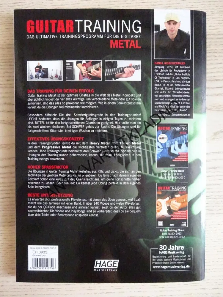 GUITAR TRAINING, METAL, KYTARA, AKORDY, NĚMECKY, **an