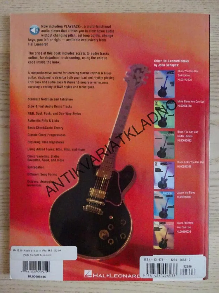 RHYTM AND BLUES YOU CAN USE, R&B, SOUL, FUNK, KYTARA, AKORDY, ANGLICKY