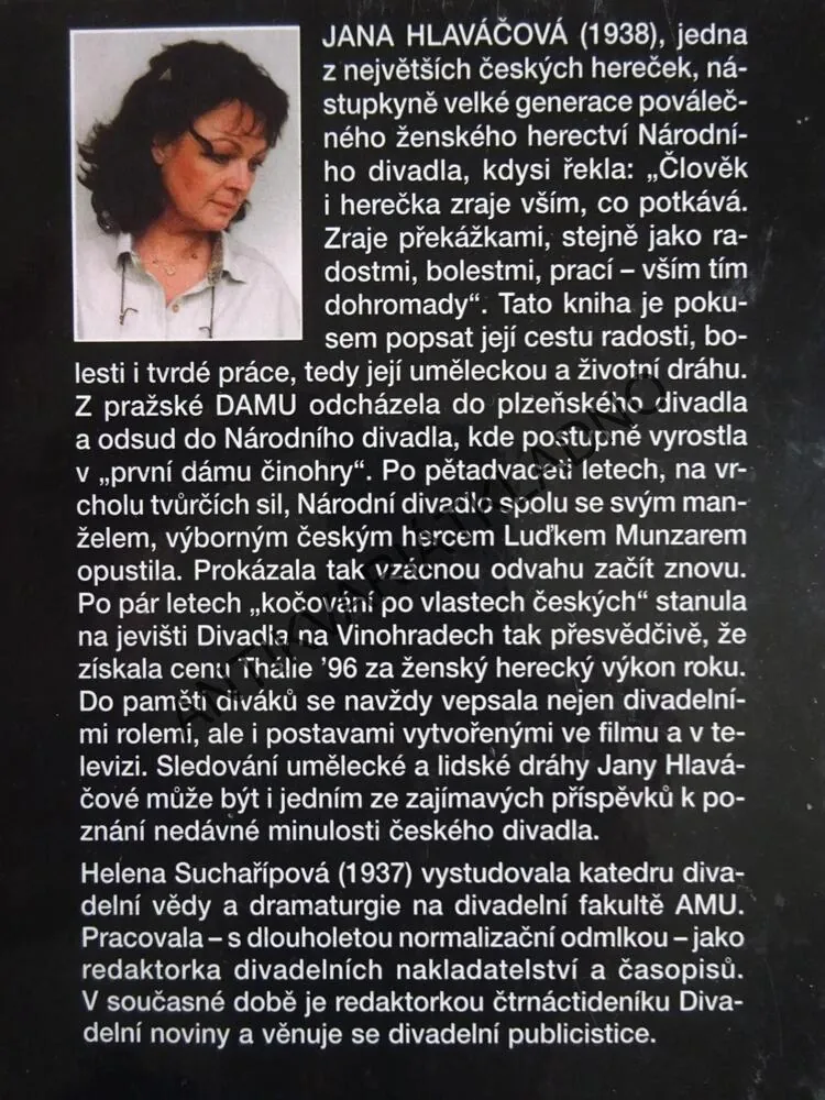 JANA HLAVÁČOVÁ, ŽENA V MNOŽNÉM ČÍSLE, HELENA SUCHAŘÍPOVÁ, **an