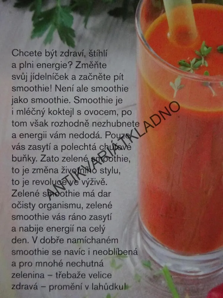 ZELENÁ SMOOTHIE, JANA BALONOVÁ, **an