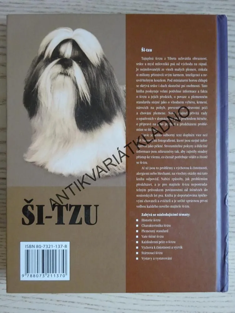 ŠI-TZU, JULIETTE CUNLIFFEOVÁ, **an