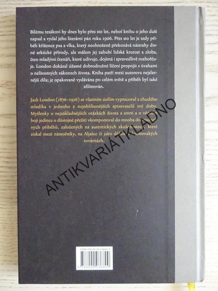 BÍLÝ TESÁK, JACK LONDON, **an