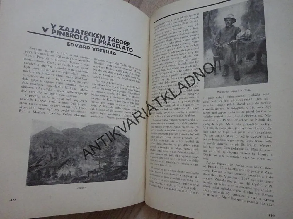 CESTAMI ODBOJE II, ADOLF ZEMAN, 1927, **an