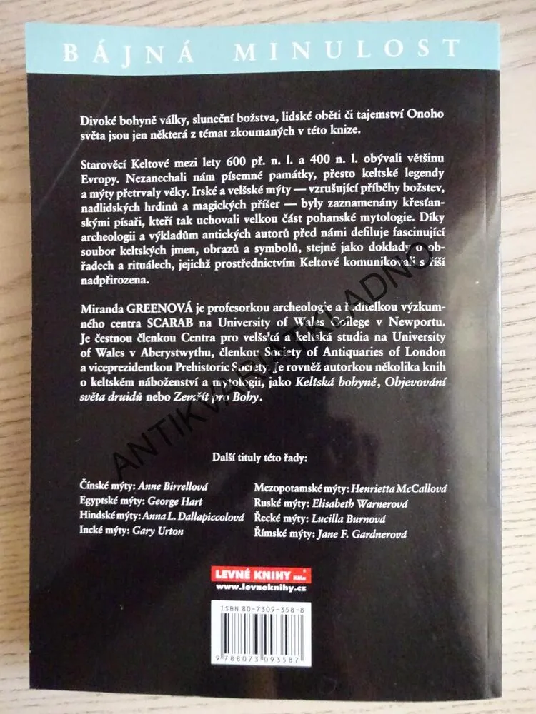 KELTSKÉ MÝTY, MIRANDA GREENOVÁ, BÁJNÁ MINULOST, **an