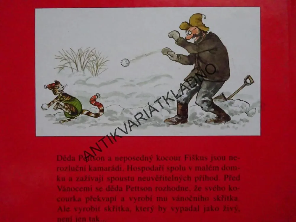 KOCOUR FIŠKUS A VÁNOČNÍ SKŘÍTEK, SVEN NORDQVIST