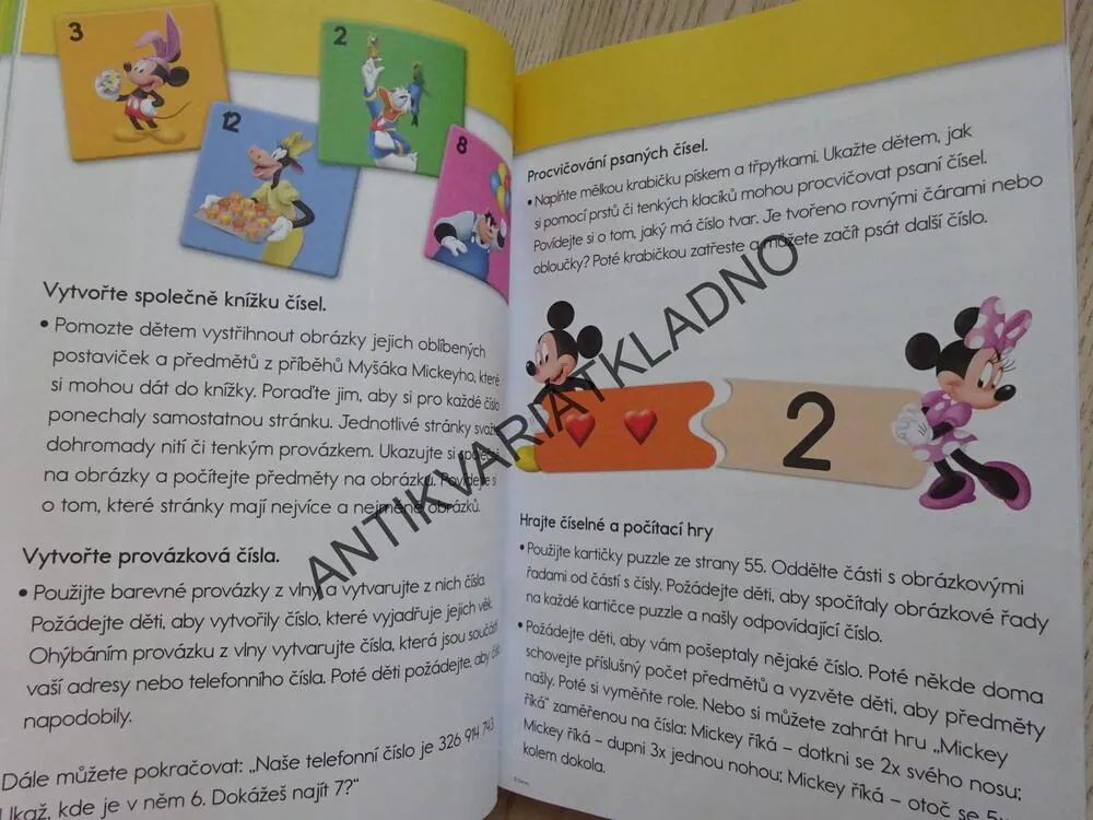 NEŽ PŮJDU DO ŠKOLY, UČ SE S NÁMI, UČÍME SE S DISNEY, MICKEY MOUSE, **an