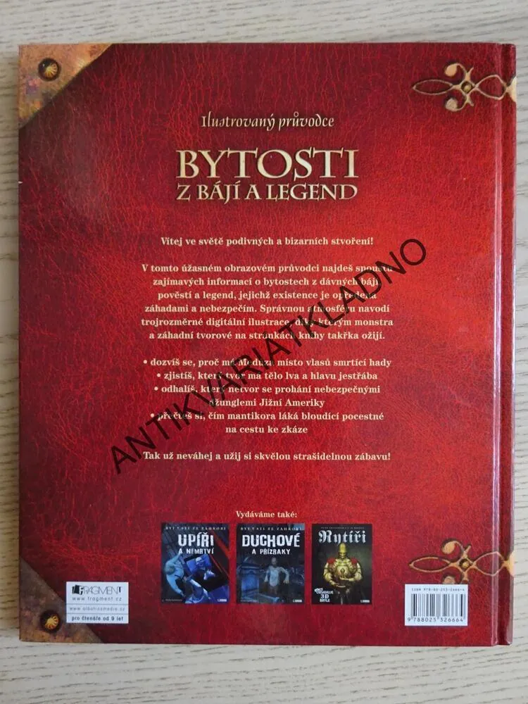 BYTOSTI Z BÁJÍ A LEGEND, ILUSTROVANÝ PRŮVODCE, ANITA GANERIOVÁ, **an