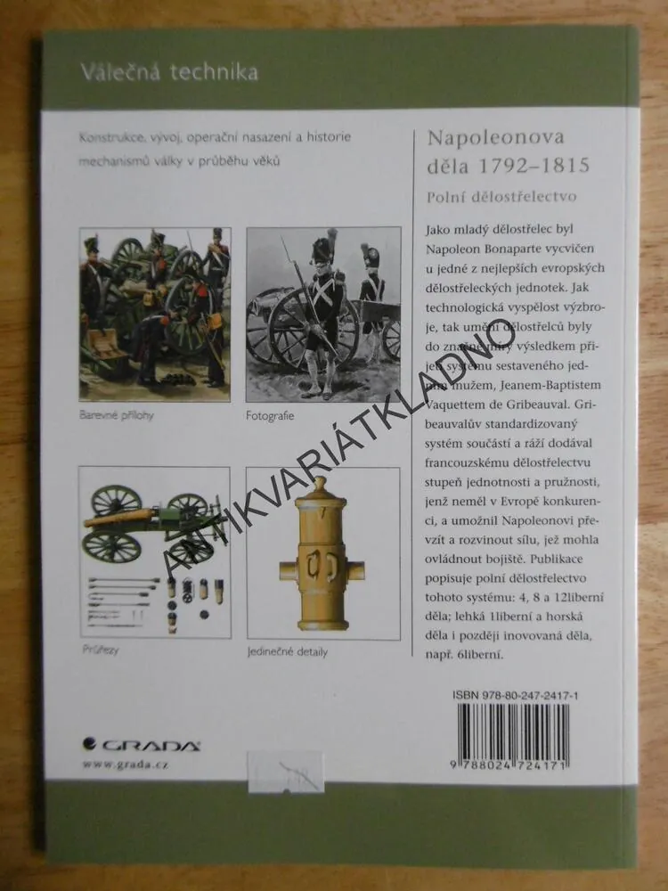 NAPOLEONOVA DĚLA, 1792-1815, POLNÍ DĚLOSTŘELECTVO
