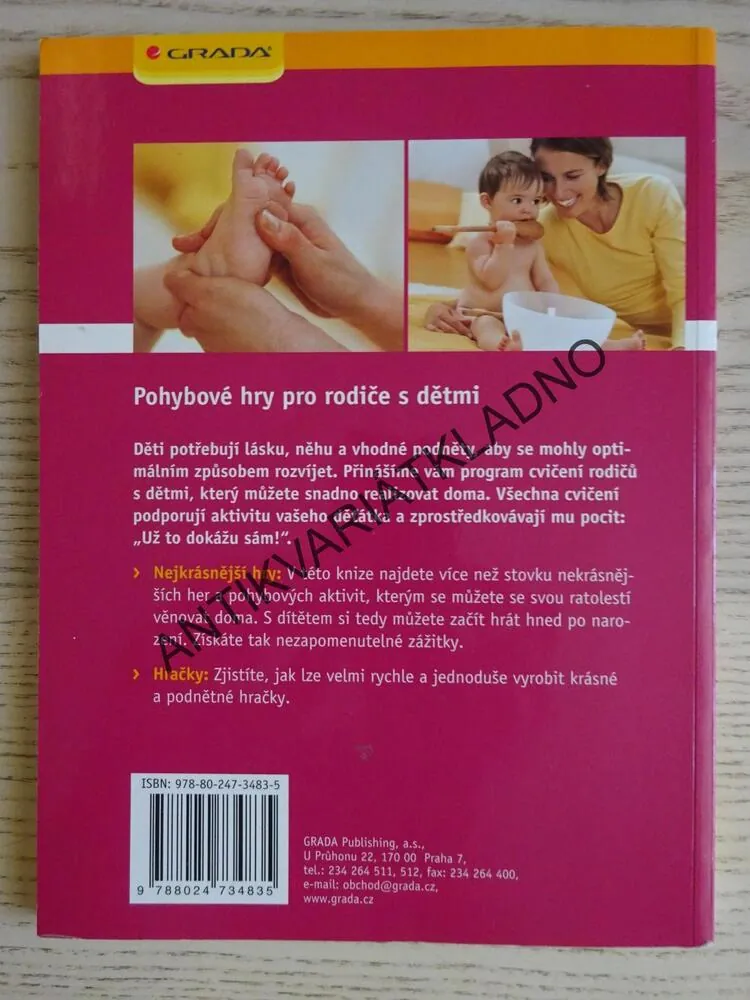 POHYBOVÉ HRY A CVIČENÍ S MIMINKEM, ANNE PULKKINEN, **an