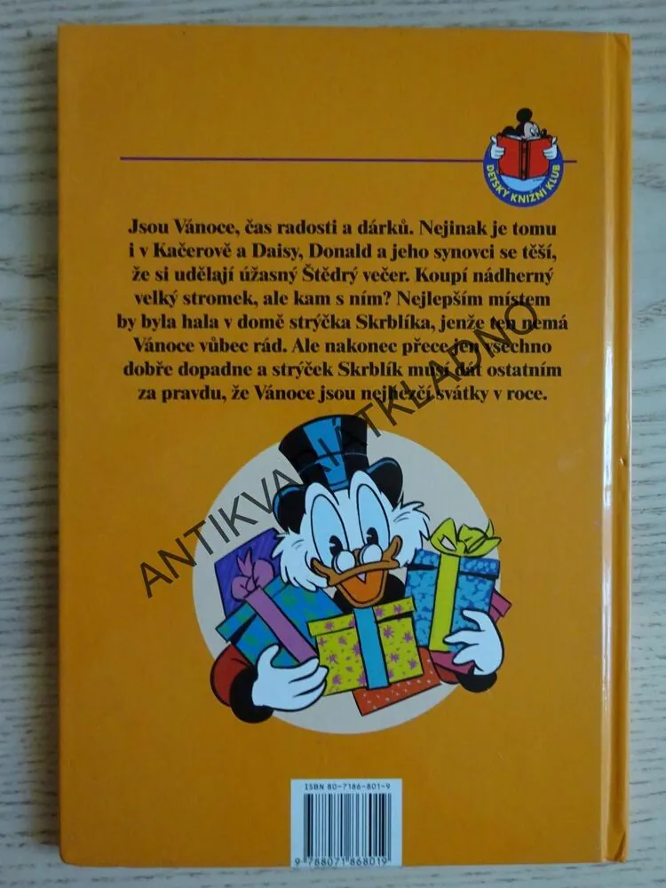 VÁNOČNÍ PŘEKVAPENÍ PRO STRÝČKA SKRBLÍKA, WALT DISNEY, **an