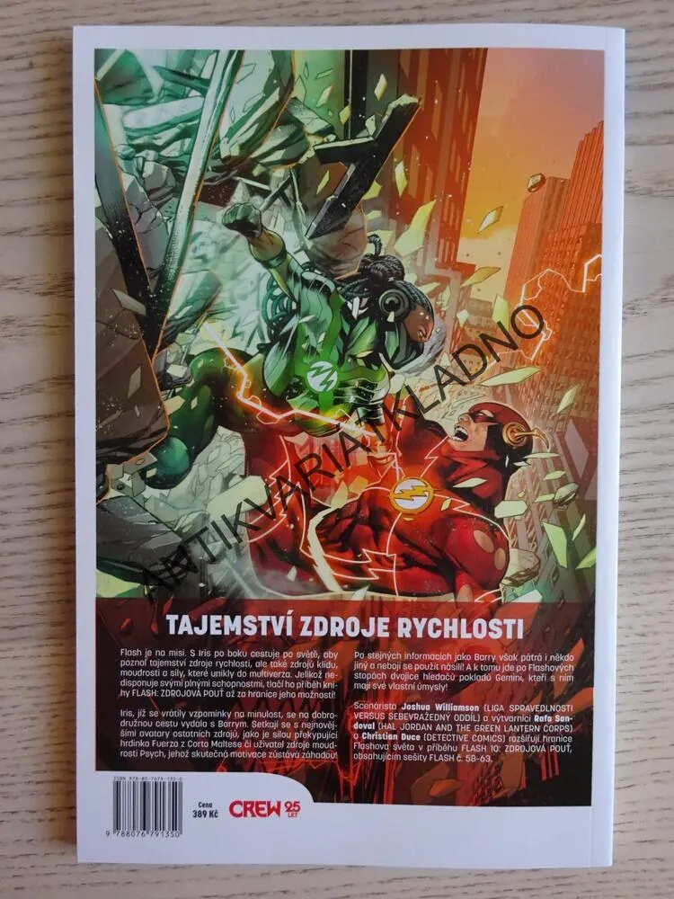 FLASH, ZDROJOVÁ POUŤ, TAJNÉ DĚJINY ZDROJE RYCHLOSTI, KOMIKS DC COMICS, **an