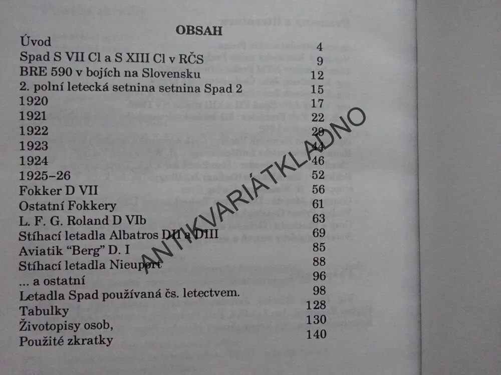 STÍHACÍ LETADLA PRVNÍ SVĚTOVÉ VÁLKY V ČESKOSLOVENSKU, JEDNOMÍSTNÁ STÍHACÍ LETADLA, JAN KAŠE, VLADIMÍR PIRIČ, **an