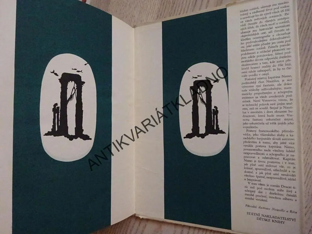 DVACET TISÍC MIL POD MOŘEM, JULES VERNE, 1953, **an