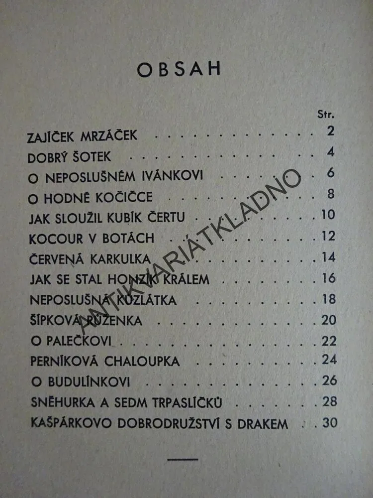 POHÁDKY Z RŮŽOVÉ ZAHRÁDKY, **an