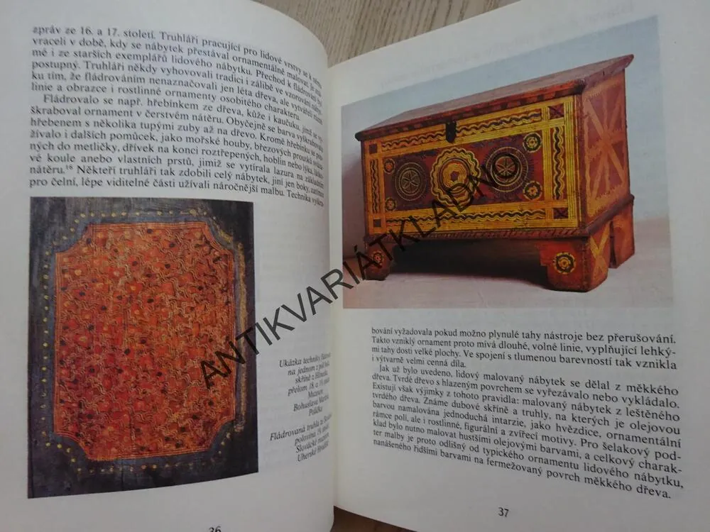 LIDOVÝ MALOVANÝ NÁBYTEK V ČESKÝCH ZEMÍCH, JOHNOVÁ, STAŇKOVÁ, BARAN, **an