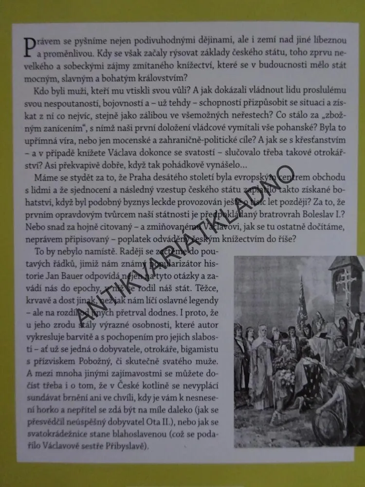 ZROZENÍ ČESKÉHO STÁTU, JAN BAUER, **an