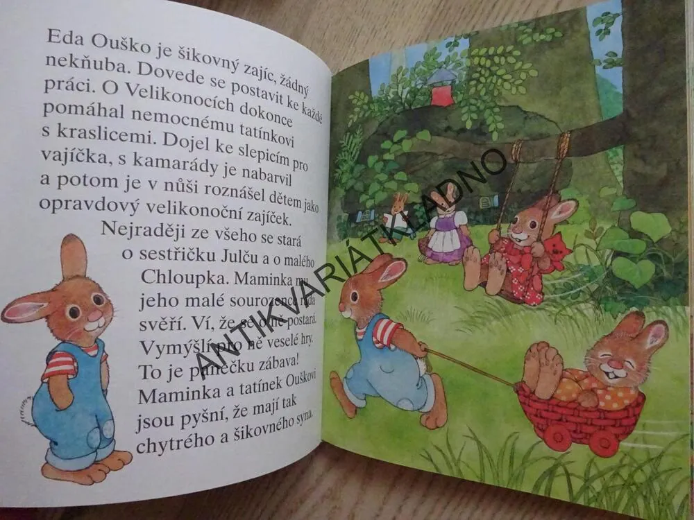 ZAJÍČEK OUŠKO, NEJPILNĚJŠÍ ŠKOLÁČEK, **an
