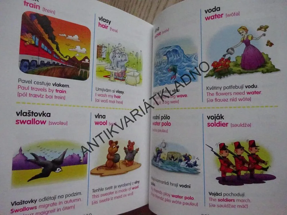 DĚTSKÝ OBRÁZKOVÝ SLOVNÍK, ČESKO-ANGLICKÝ, **an